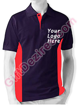 Designer Purple Wine and Red Color Company Logo T Shirts